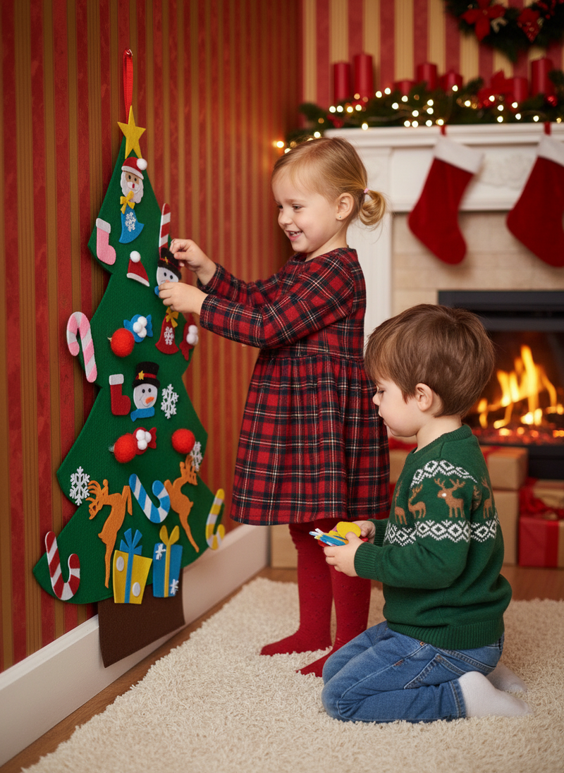 DIY Christmas tree for children