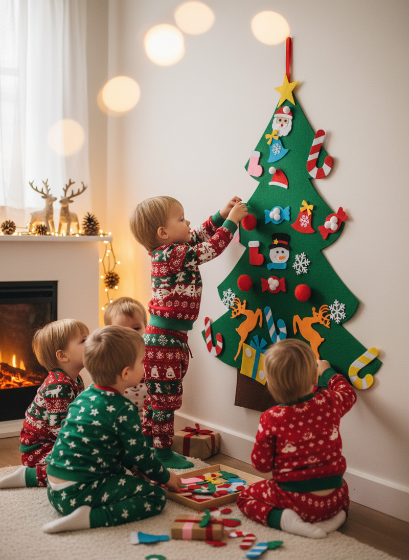 DIY Christmas tree for children