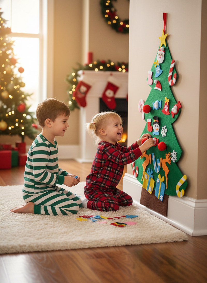 DIY Christmas tree for children