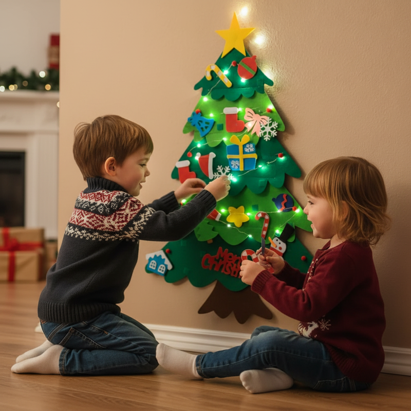 DIY Christmas tree for children
